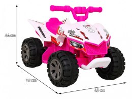 Pojazd Quad THE FASTEST Różowy