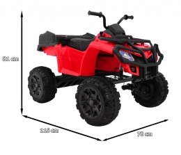 Pojazd Quad XL ATV, Pilot 2 4GHZ Czerwony