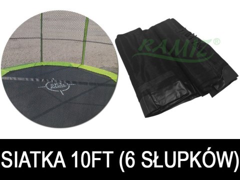 Siatka Do Trampoliny 10FT - 6 pól Czarna