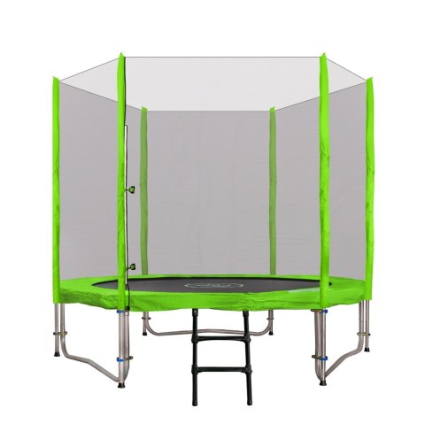 Trampolina Ogrodowa 8FT 244cm Zielona