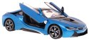 BMW i8 niebieskie RASTAR model 1:14 Zdalnie sterowane auto + pilot 2,4 GHz