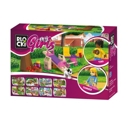 Klocki Blocki MyGirls Spacer po parku 81 el.