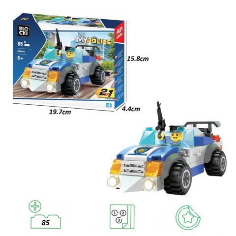 Klocki Blocki MyPolice 2 W 1 85 el.