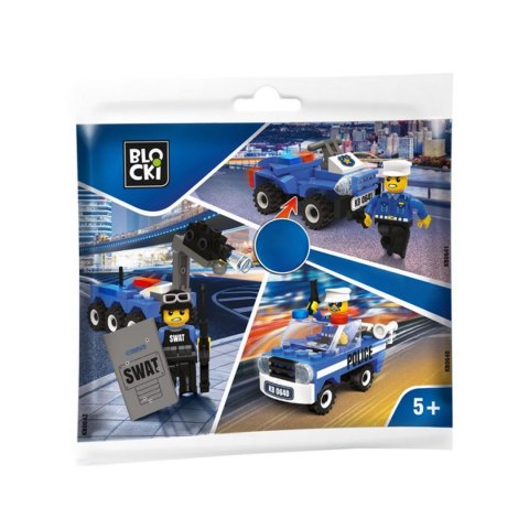 Klocki Blocki MyPolice saszetka - pojazd policyjny 50 el.