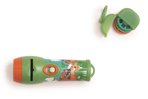 Projektor Latarka z Pojemnikiem Na Tarcze Dino XL