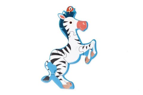 Pierwsze duże puzzle dla dzieci - Scratch 5 Zwierząt Safari