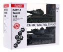 Zdalnie sterowane 2 czołgi T-34 vs Tiger dla dzieci 3+ Strzelające modele + Wielka Bitwa Czołgów