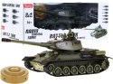 Zdalnie sterowany czołg T-34 dla dzieci 3+ Zielony model Strzelający 1:28 + Wielka Bitwa Czołgów + Dźwięki Światła