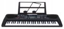 Keyboard dla dzieci 5+ Mikrofon Stojak na nuty USB MP3 Taktomierz - model nr 6159