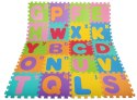 Puzzle piankowe Litery dla dzieci 3+ Pianka EVA + Wielkie Małe litery Alfabet + Mata podłogowa