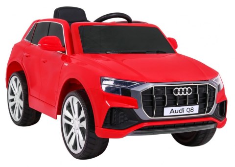 Audi Q8 Lift na akumulator dla dzieci Czerwony SUV + Pilot