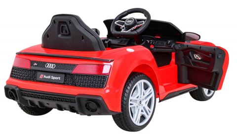 Audi R8 LIFT Samochodzik na akumulator Czerwony