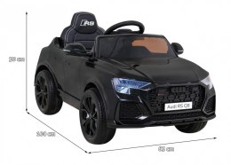 Audi RS Q8 Autko na akumulator Czarny + Pilot + Wolny Start + EVA + LED + MP3 USB