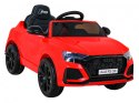 Audi RS Q8 Autko na akumulator Czerwony + Pilot + Wolny Start + EVA + LED + MP3 USB