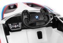 BMW M6 GT3 Auto na akumulator dla dzieci Biały + Nawiew powietrza + Dźwięki MP3 Światła + Pilot