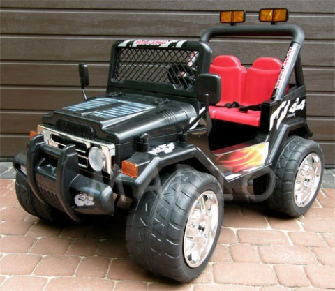 JEEP RAPTOR DRIFTER STRONG 5 MARIO DWUOSOBOWY 2 SILNIKI 2 AKUMULATORY 20Ah 45W + PILOT DLA RODZICA