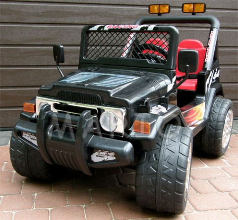 JEEP RAPTOR DRIFTER STRONG 5 MARIO DWUOSOBOWY 2 SILNIKI 2 AKUMULATORY 20Ah 45W + PILOT DLA RODZICA