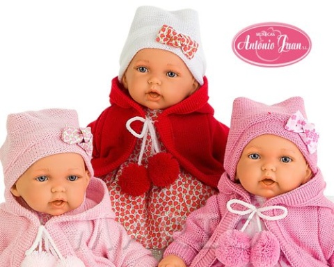 Lalka PETIT GORRA Antonio Juan 27cm - mówi i śmieje się - kod.1220