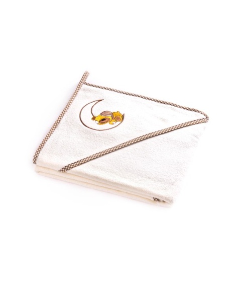 Miękkie okrycie kąpielowe Niedźwiadek Sensillo