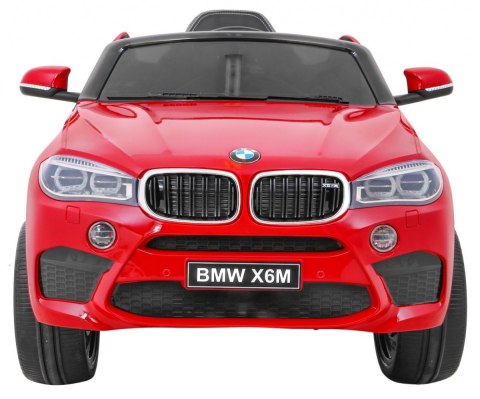 BMW X6M Elektryczne Autko dla dzieci, Czerwony SUV + Pilot