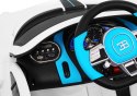 Bugatti Divo Autko na akumulator dla dzieci Biały + Pilot + EVA + Wolny Start + LED MP3