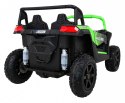 Buggy ATV Strong Racing dla 2 dzieci Zielony + Silnik bezszczotkowy + Pompowane koła + Audio LED