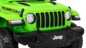 Jeep Wrangler Rubicon na akumulator dla dzieci Zielony + Pilot + Radio MP3 LED + Koła EVA