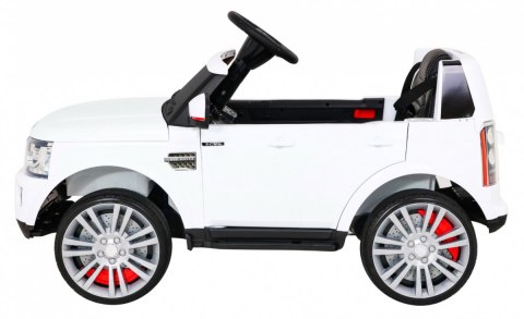 Land Rover Discovery Autko elektryczne dla dzieci Biały SUV + Pilot