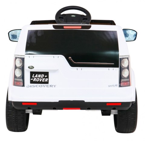 Land Rover Discovery Autko elektryczne dla dzieci Biały SUV + Pilot
