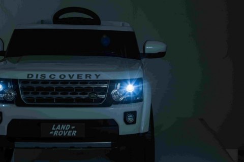 Land Rover Discovery Autko elektryczne dla dzieci Biały SUV + Pilot