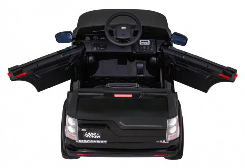 Land Rover Discovery Autko elektryczne dla dzieci Czarny SUV + Pilot