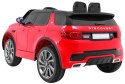 Land Rover Discovery dla dzieci Czerwony + Pilot + 5-pkt pasy + Regulacja siedzenia + EVA + MP3 LED