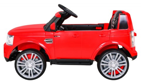 Land Rover Discovery Autko elektryczne dla dzieci, Czerwony SUV + Pilot