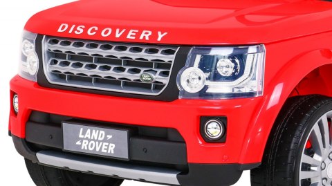 Land Rover Discovery Autko elektryczne dla dzieci, Czerwony SUV + Pilot