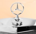 Mercedes Benz 300S Retro dla dzieci Lakier Czerwony + Pilot + EVA + Wolny Start + LED MP3