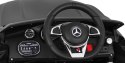 Mercedes Benz C63 AMG dla dzieci Czarny + Pilot + 5-pkt pasy + EVA + Bagażnik + MP3 LED