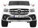 Mercedes Benz X-Class dla dzieci Biały + Pilot + Napęd 4x4 + MP4 + Bagażnik + LED + EVA