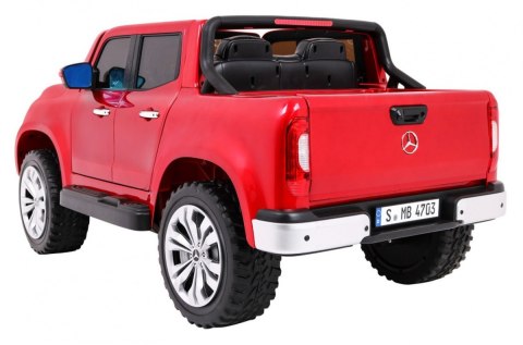 Mercedes Benz X-Class dla dzieci Lakier Czerwony Pickup