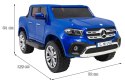 Mercedes Benz X-Class dla dzieci Lakier Niebieski Pickup 4x4