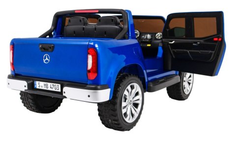 Mercedes Benz X-Class dla dzieci Lakier Niebieski Pickup 4x4