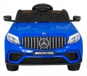 Mercedes Benz GLC63S dla dzieci Niebieski + Pilot + Napęd 4x4 + MP3 LED + EVA + Wolny Start