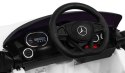 Mercedes Benz GT na akumulator dla dzieci Biały + Pilot + Wolny Start + MP3 LED