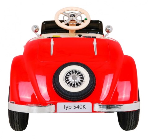 Mercedes Benz Retro 540A dla dzieci Czerwony