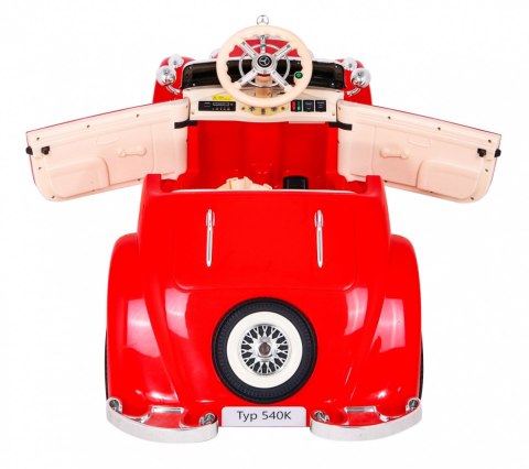 Mercedes Benz Retro 540A dla dzieci Czerwony