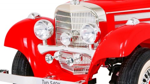 Mercedes Benz Retro 540A dla dzieci Czerwony
