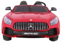 Mercedes-Benz GT R dla dzieci Lakier Czerwony + Napęd 4x4 + Nawiew powietrza + Pilot + EVA + MP3 LED