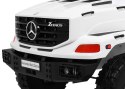 Auto na akumulator Mercedes-Benz Zetros dla dzieci Biały + 2-osobowy + Bagażnik + Pilot