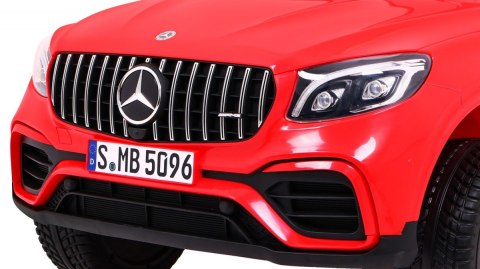 Auto Mercedes GLC 63S dla dzieci Czerwony Suv + Napęd 4x4