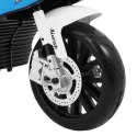 Motor na akumulator BMW S1000 RR dla dzieci Niebieski + Kółeczka pomocnicze + Nóżka podpórka