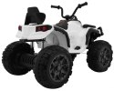 Quad ATV 2.4GHz na akumulator dla dzieci Biały + Pilot + Koła EVA + Radio MP3 + Wolny Start